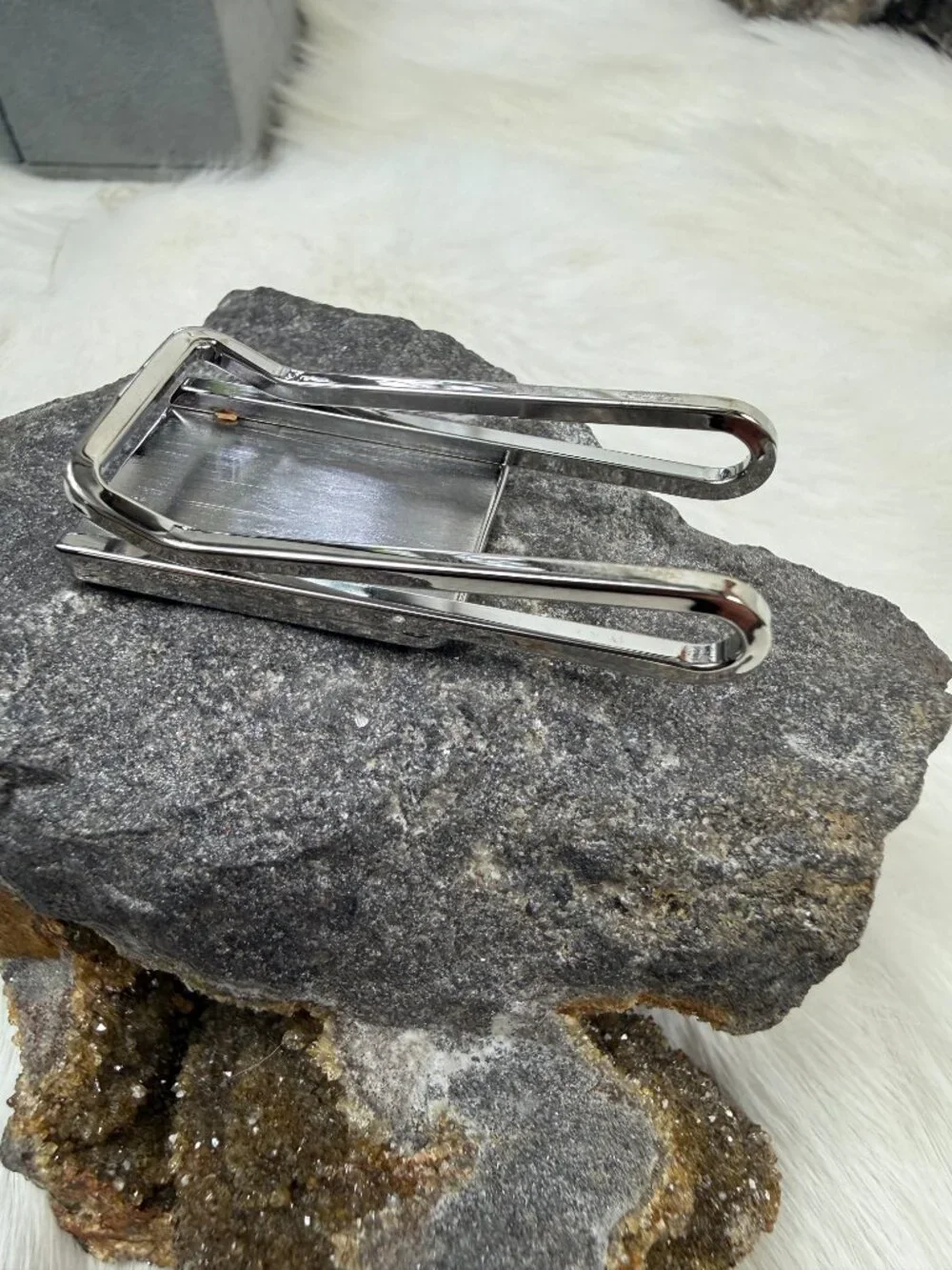 Vintage Hadley Silver Tone Money Clip 2